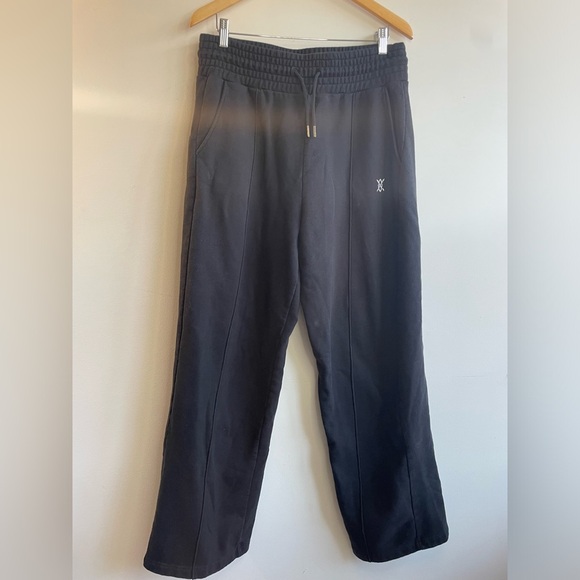 Daily Paper Eneva Trackpants Black Sweatpants, Size XXL High Waisted. - Picture 3 of 11